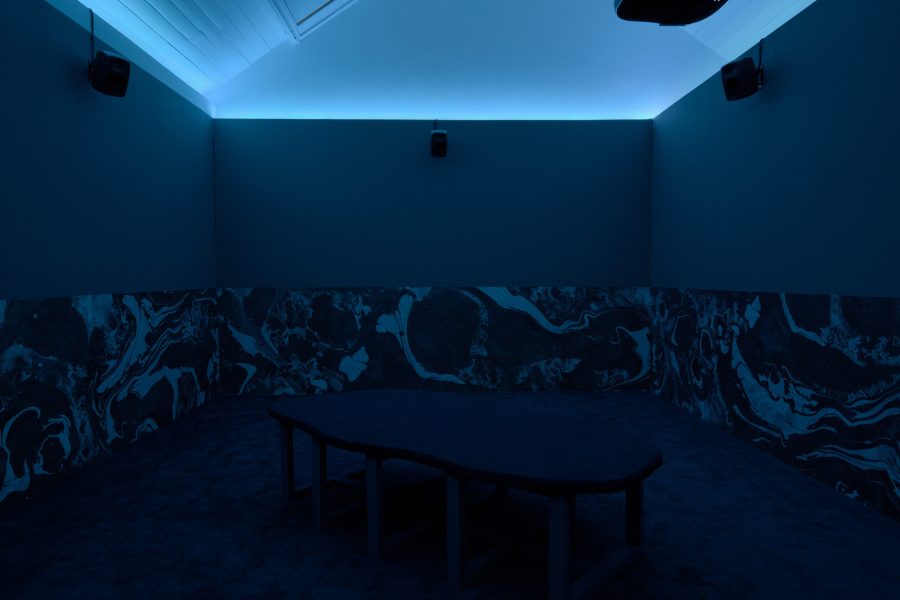 Freya Dooley, Temporary Commons, 2021. Installation at Jerwood Arts. Photo: Anna Arca.