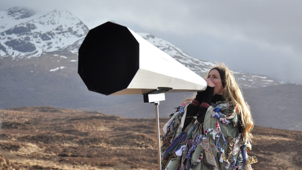 The Wind In My Soul - performance by Bibo Keeley, Isle of Skye, Scotland 2018. Image: Brian Keeley