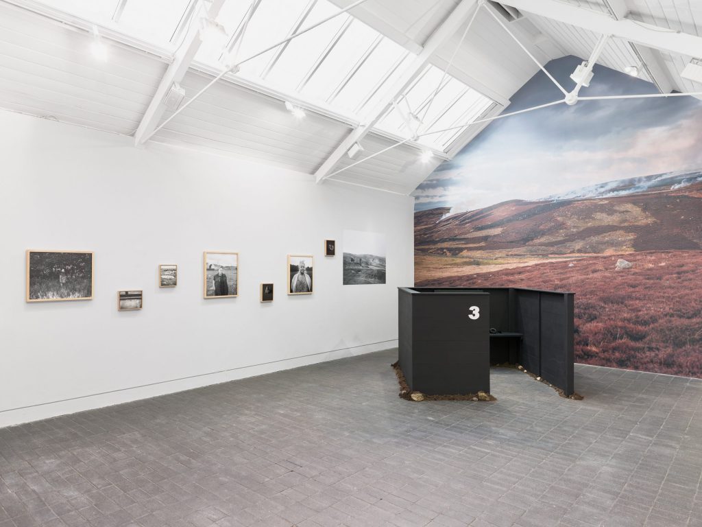 Joanne Coates, The Lie of the Land, 2022. Originally commissioned through the Jerwood/Photoworks Awards, supported by Jerwood Arts and Photoworks. Installation view at Jerwood Space. Photo: Anna Arca