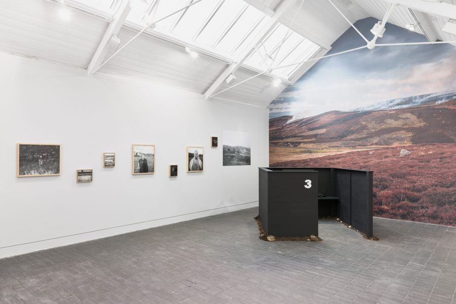 Joanne Coates, The Lie of the Land, 2022. Originally commissioned through the Jerwood/Photoworks Awards, supported by Jerwood Arts and Photoworks. Installation view at Jerwood Space. Photo: Anna Arca